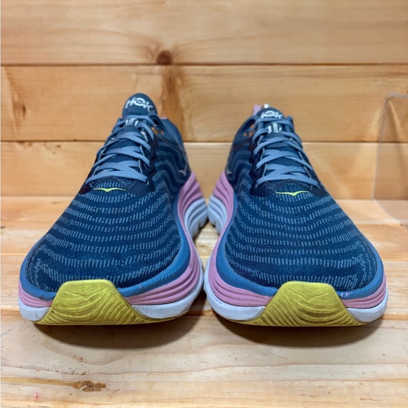 Hoka One One Gaviota 5 Shoes Blue / Pink - Womens 10 D Wide - Picture 3 of 7